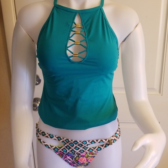 TRINA TURK Top & Bikini Set 💛💙 - Picture 3 of 9